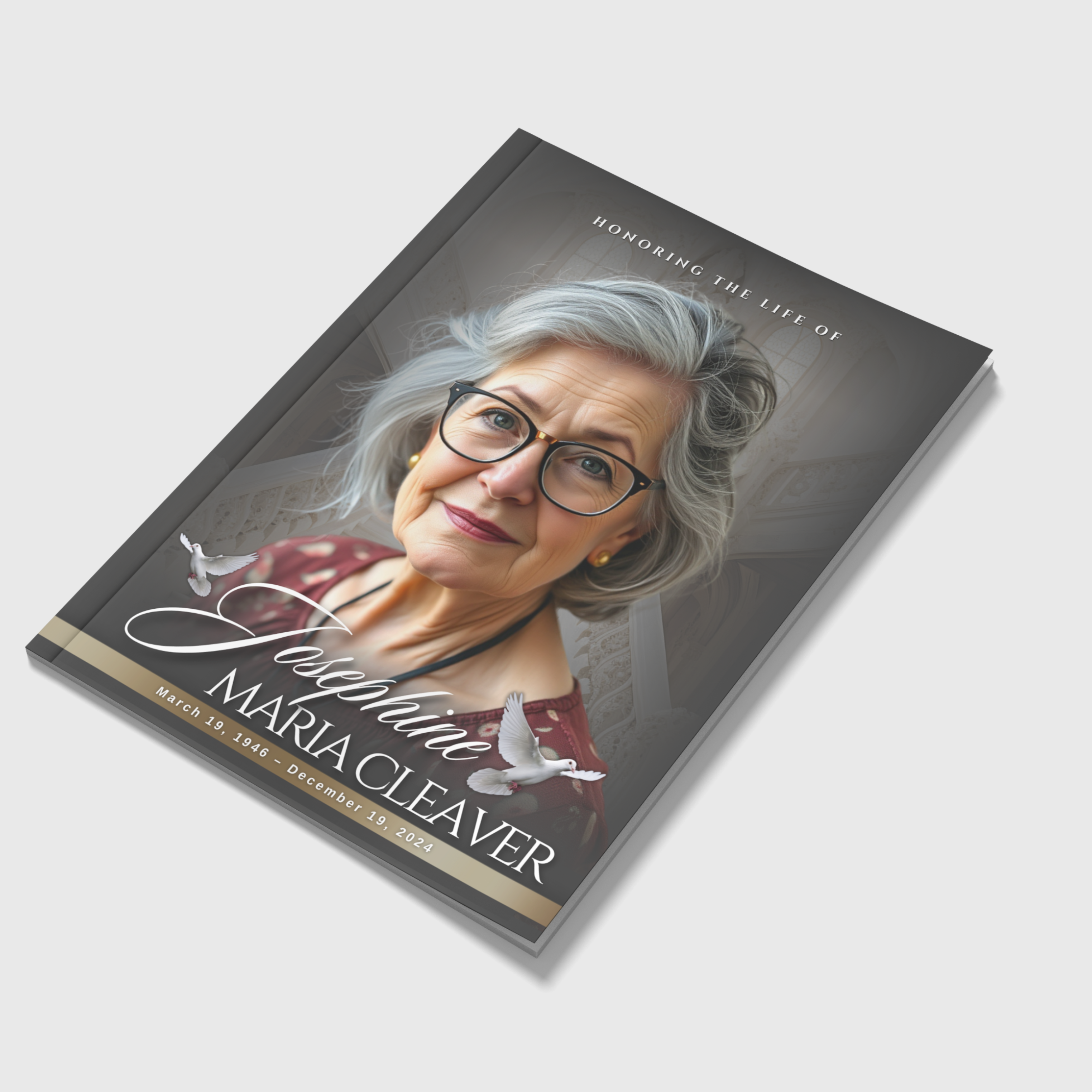 4 Page Obituary Design - Serenity Impressions