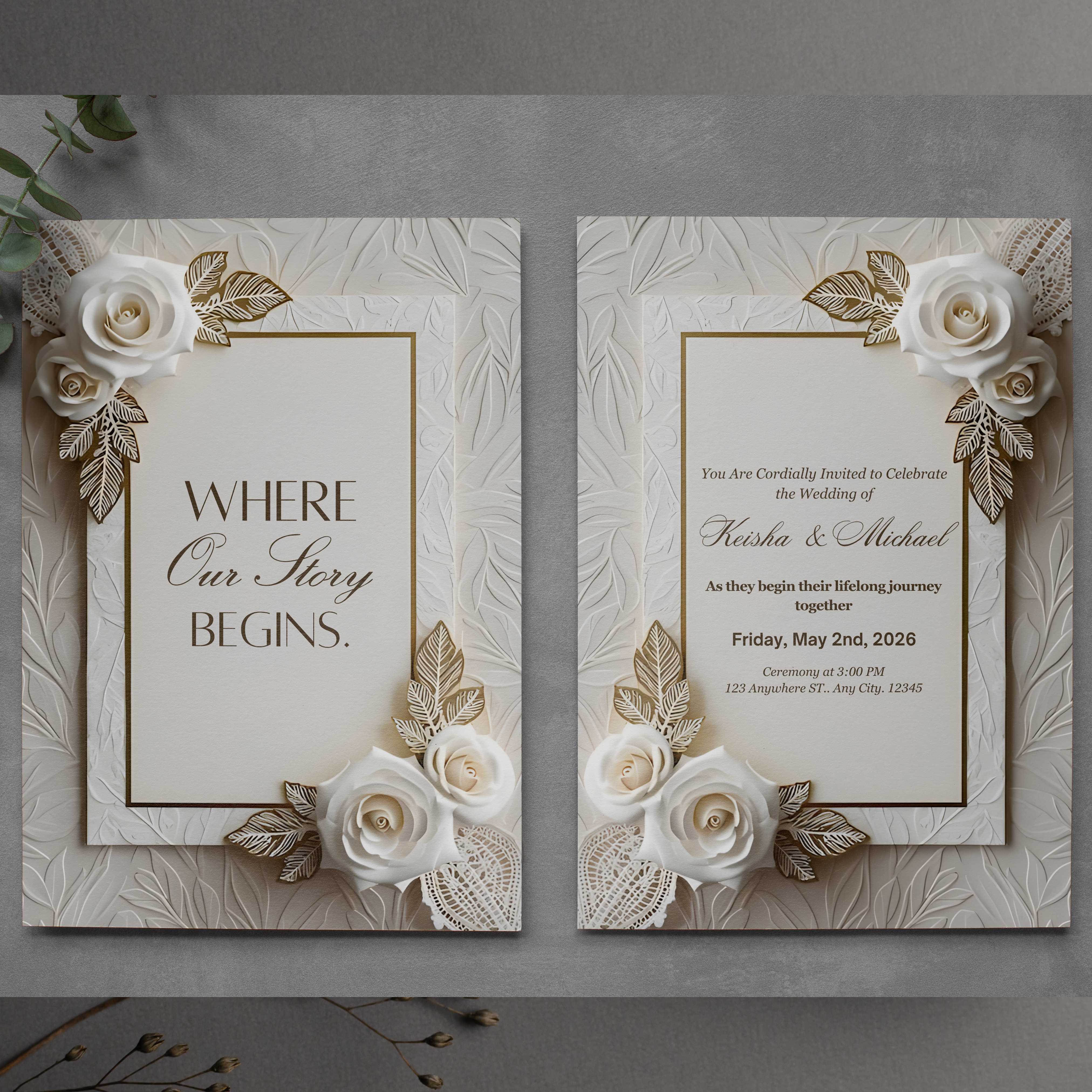 Wedding Invitation Suite 301