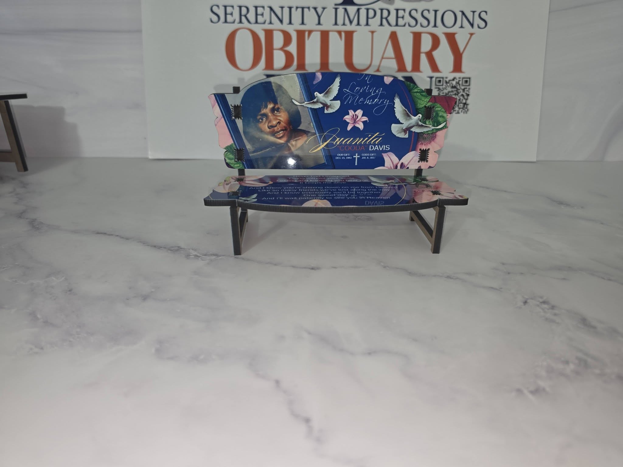 Custom Memorial Bench