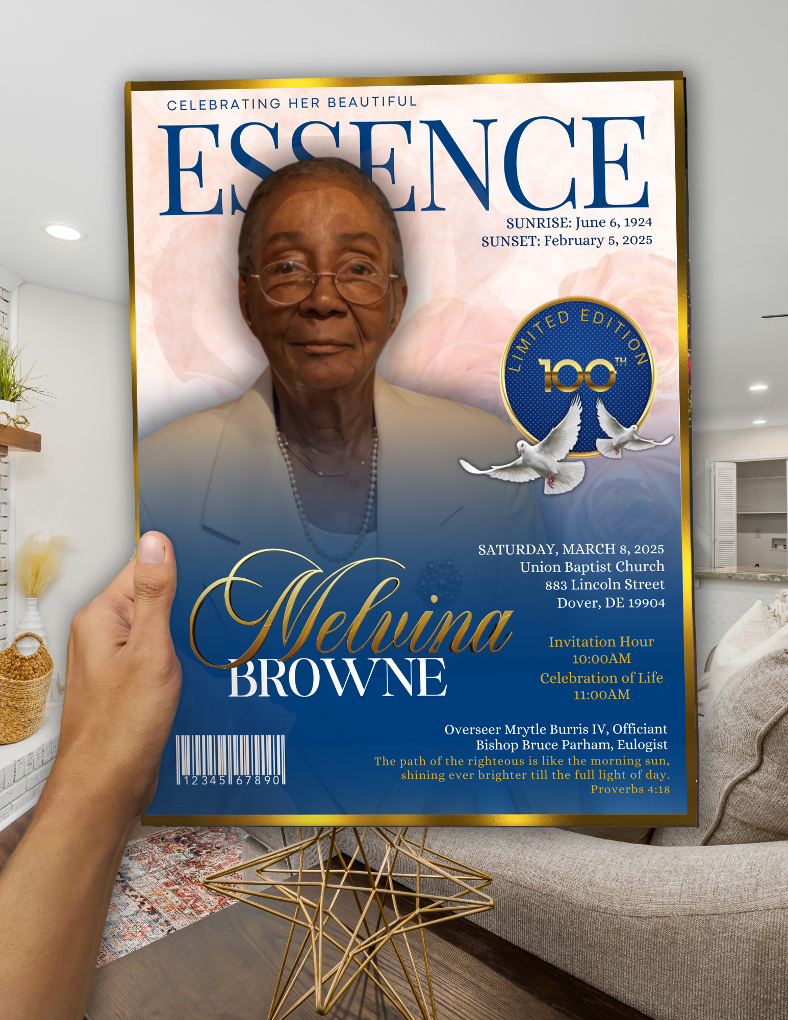 Custom Obituary Design Service (Design ONLY)- YOU PRINT!