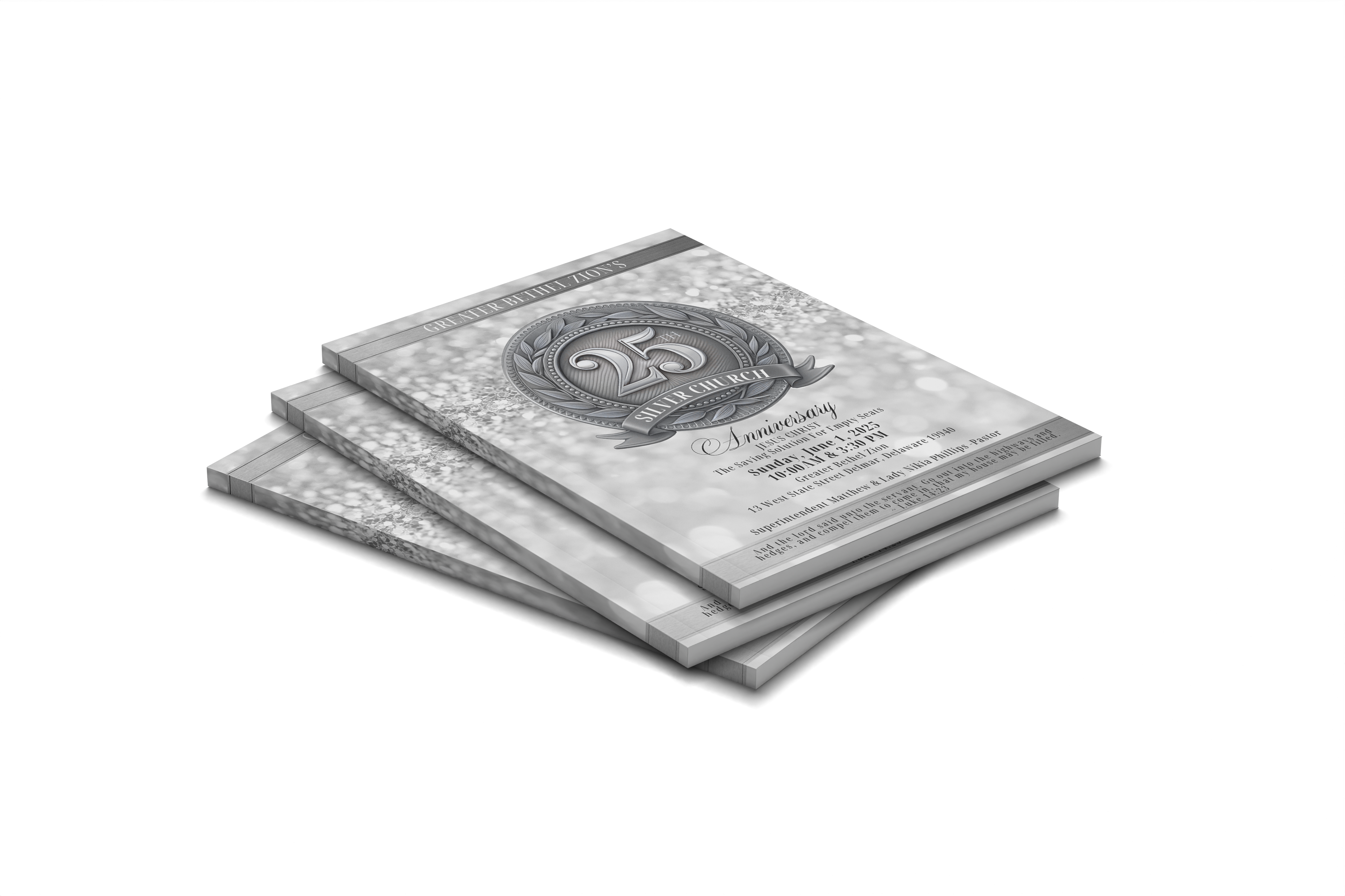 Souvenir & Anniversary Program Booklets (Design Only!)