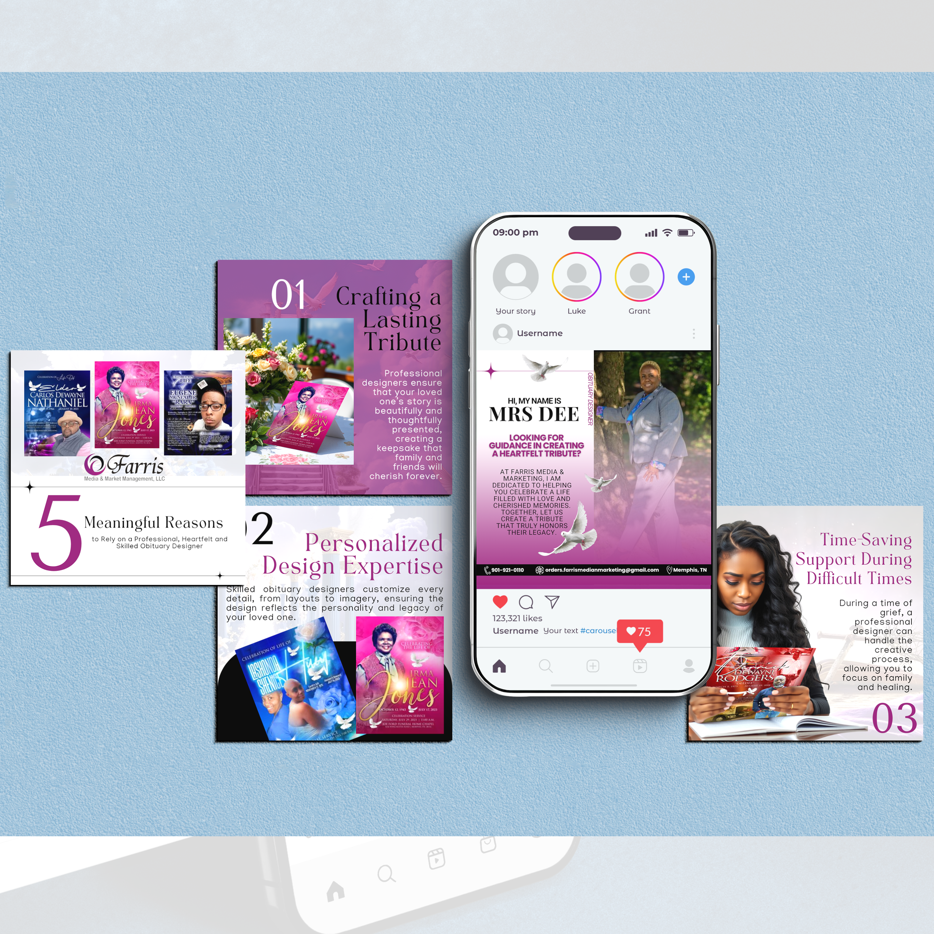 Memorial Professional's Social Media Kits