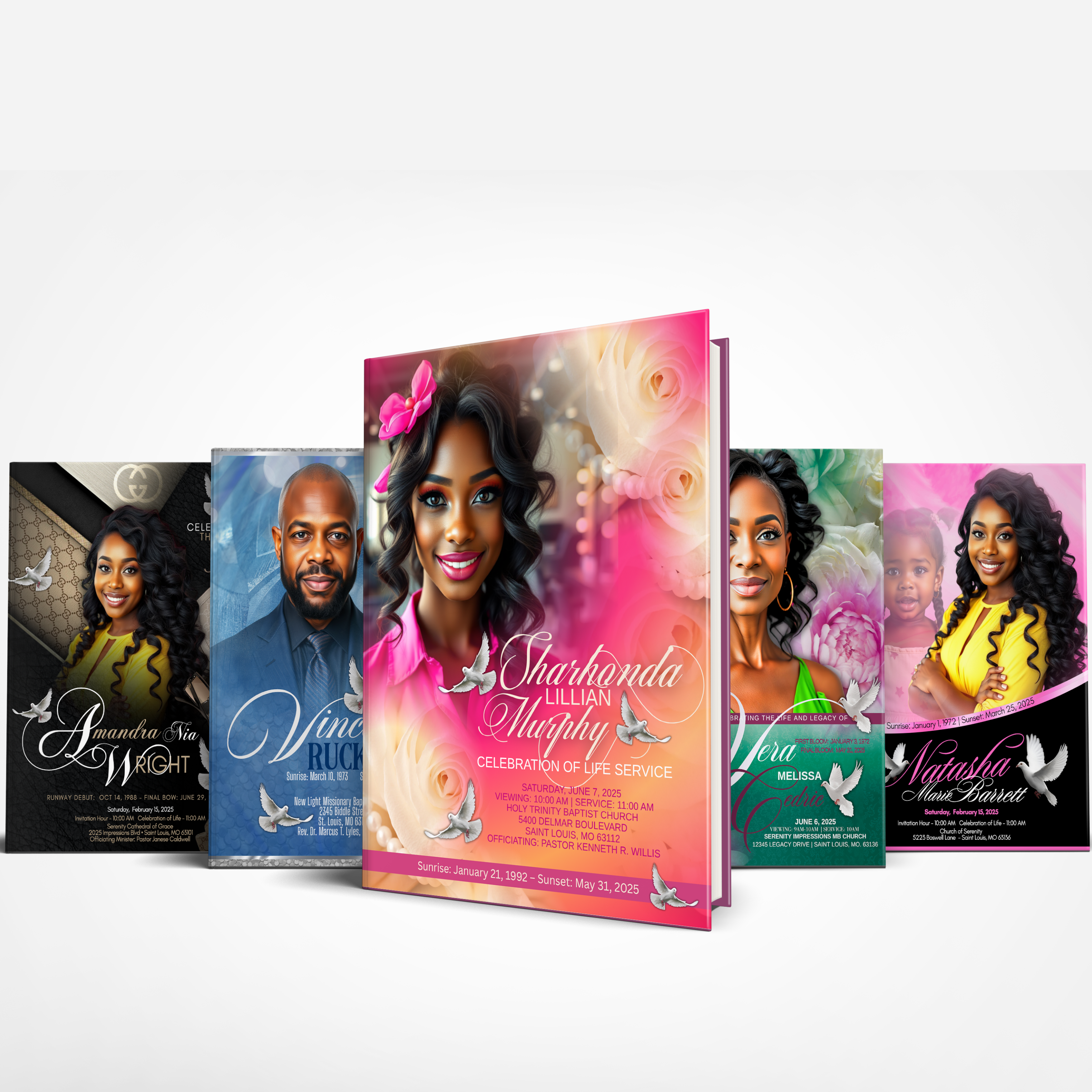 Magazine Style Obituary (Design & Print)