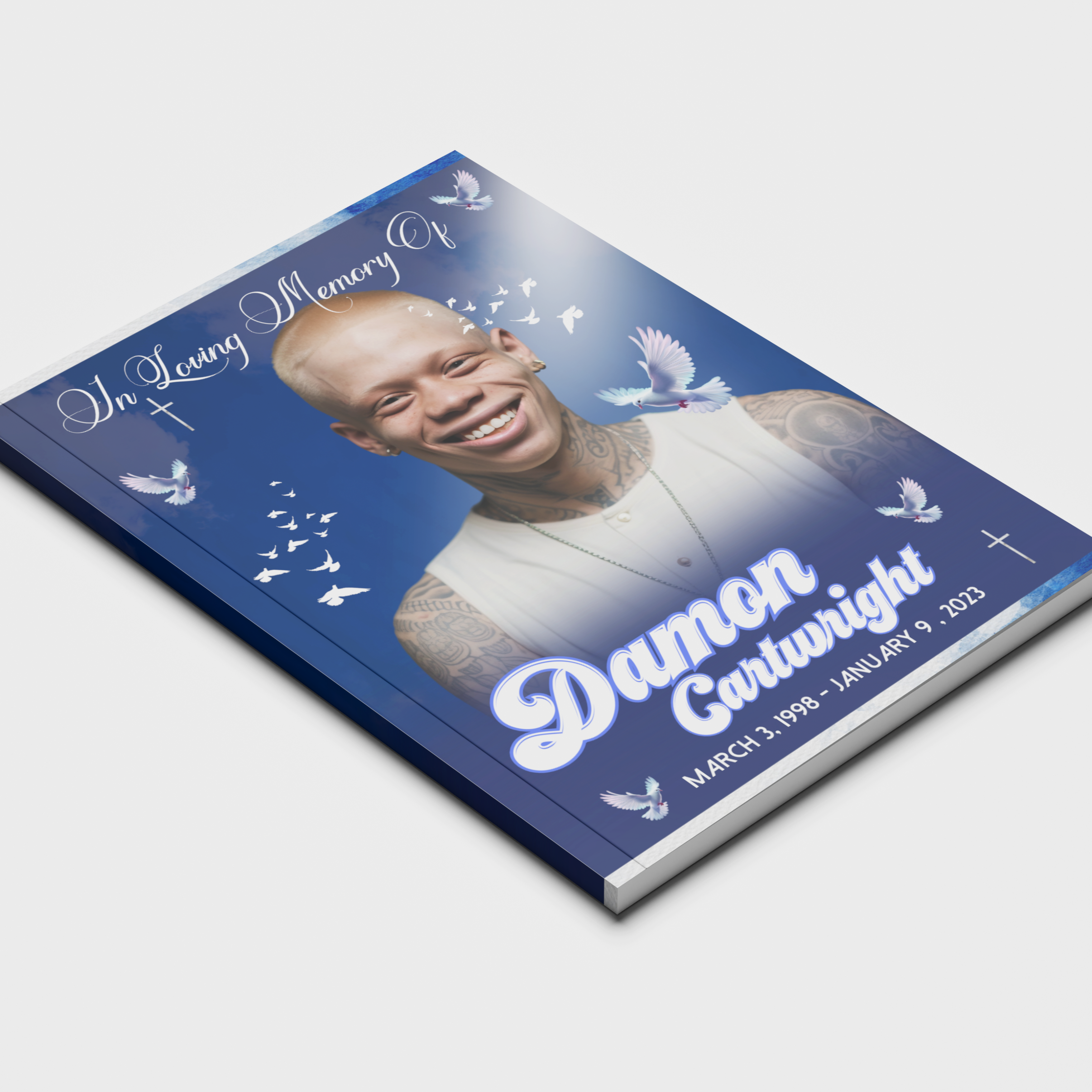 Custom Obituary Design Service (Design ONLY)- YOU PRINT! - Serenity Impressions