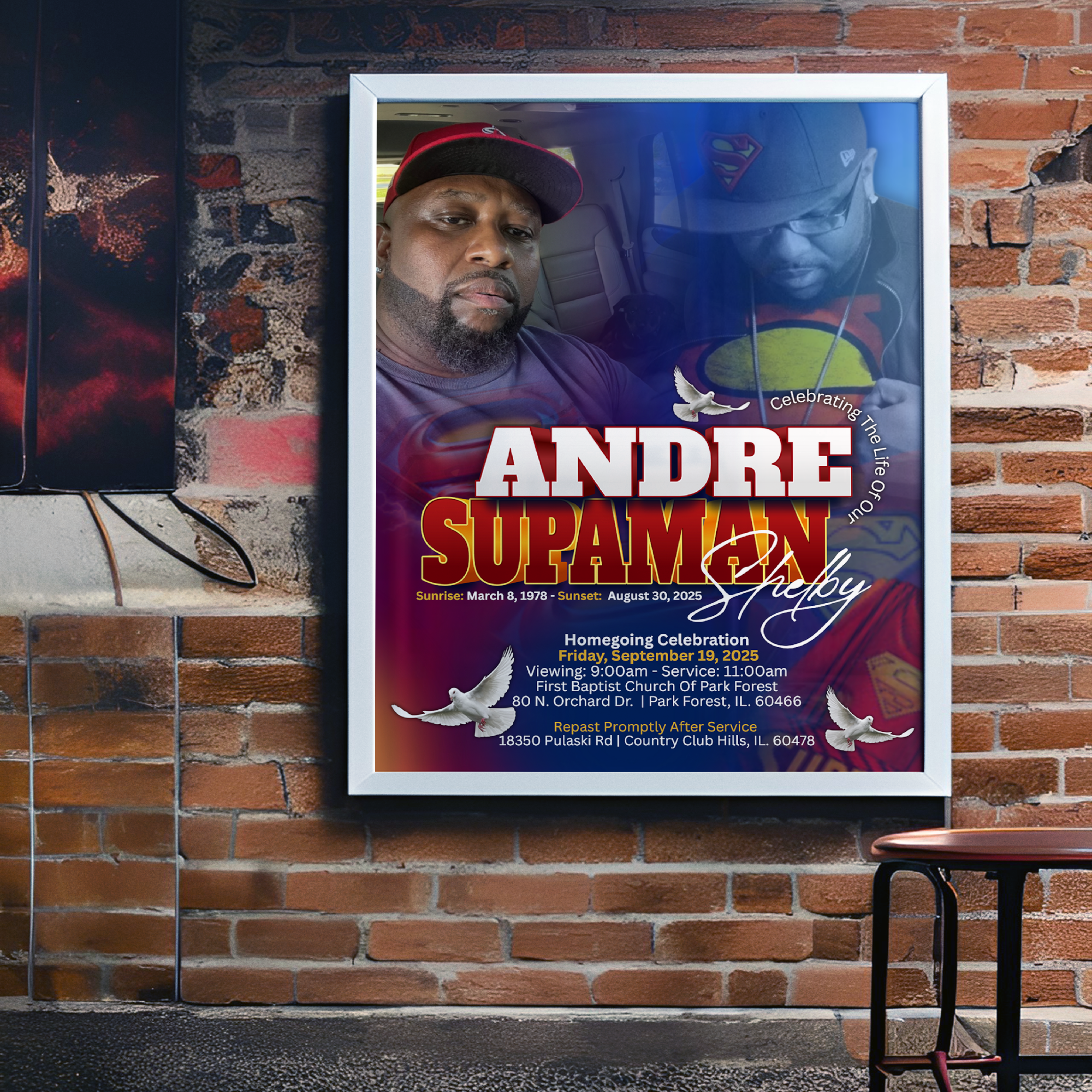 Glossy Memorial Poster