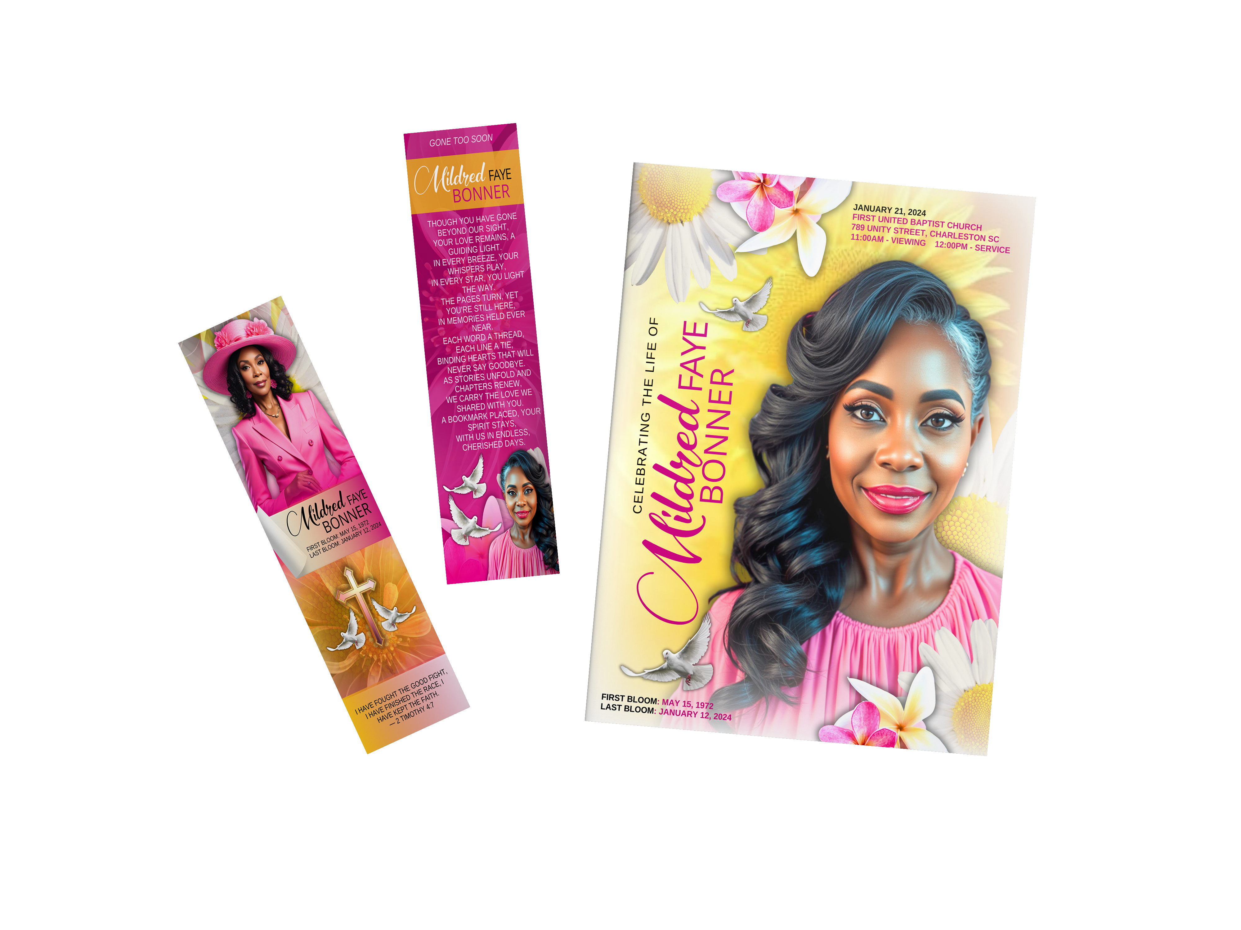 Memorial Bookmark – A Timeless Keepsake - Serenity Impressions