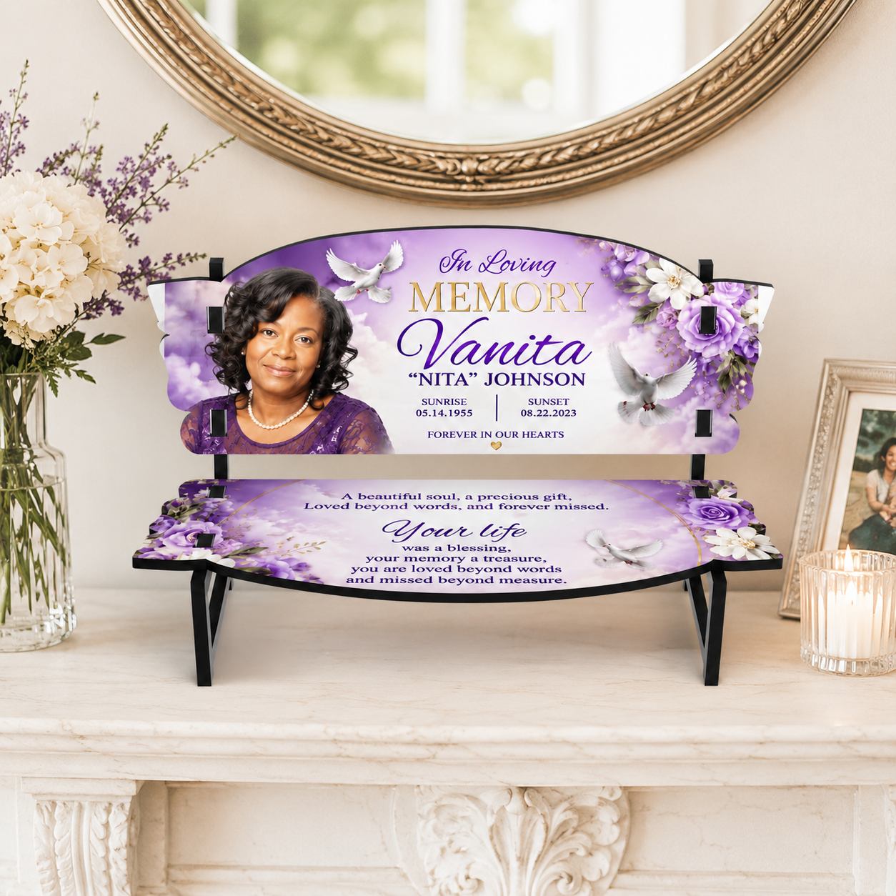 Custom Memorial Bench