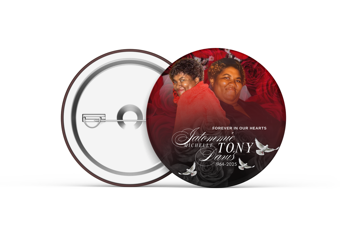3" Pin Buttons
