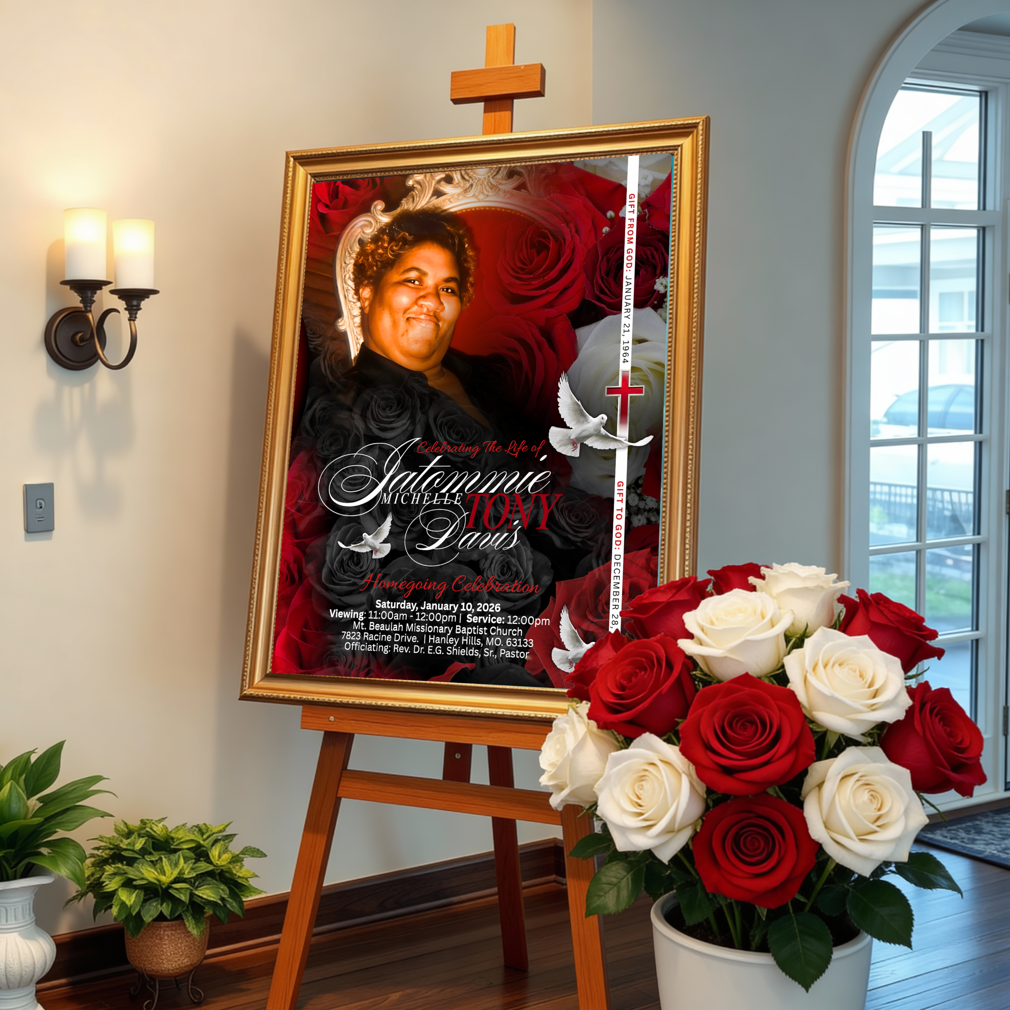 Glossy Memorial Poster