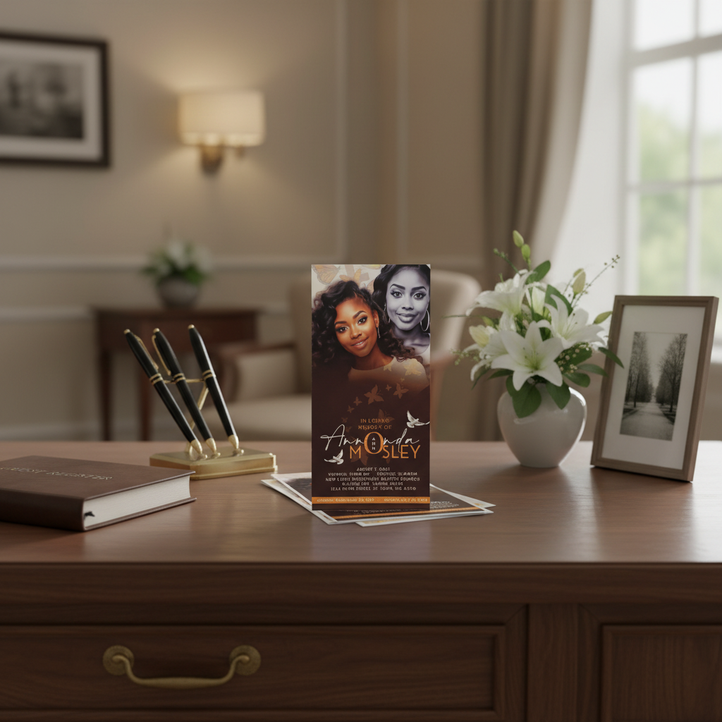 Custom Obituary Design Service (Design ONLY)- YOU PRINT!