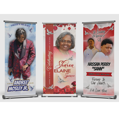Retractable Banners (33x81in)