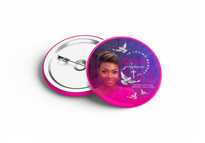 3" Memorial Button – Wearable Tribute