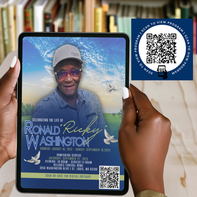 QR CODE – Digital Obituary Add On