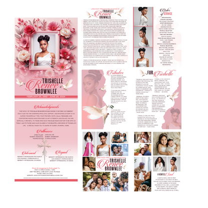 EXACT LAYOUT OBITUARY - DESIGN ONLY