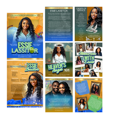 EXACT LAYOUT OBITUARY - DESIGN ONLY - Serenity Impressions