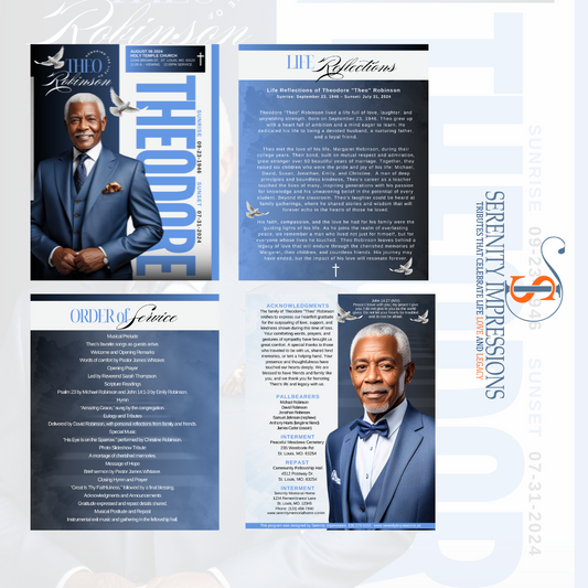 Standard Memorial Package - Serenity Impressions