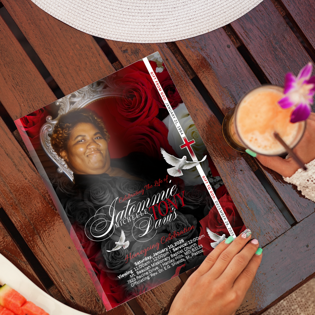Magazine Obituary - 8.5x11 Finished Size