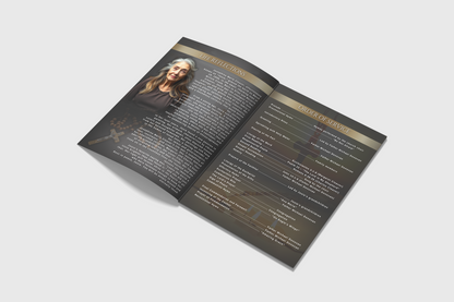 4 Page Obituary Design