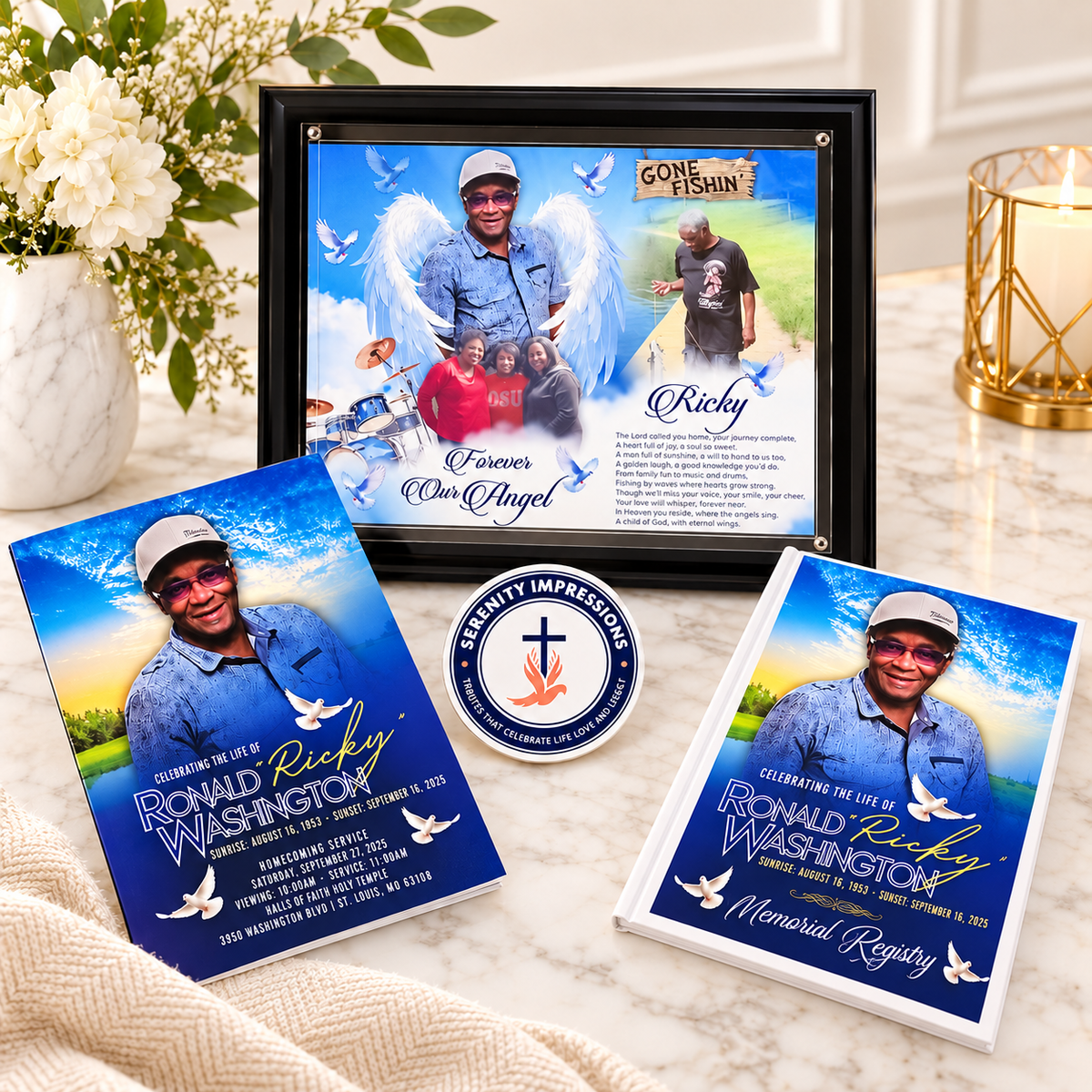 Optional Add-On: Registry Book & Memorial Plaque