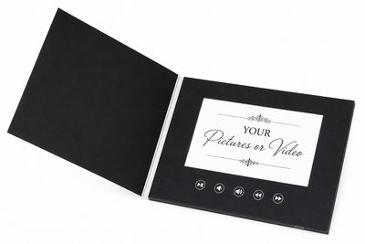 Blank - 7" Black Edition Video Memorial Book