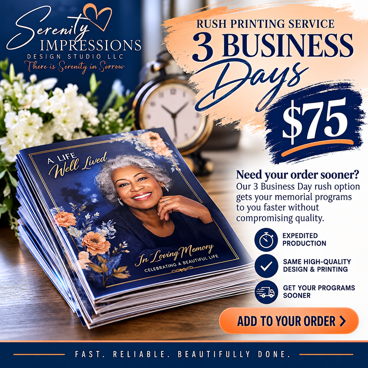 3 Business Day Rush Printing Fee
