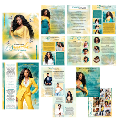 EXACT LAYOUT OBITUARY - DESIGN ONLY - Serenity Impressions