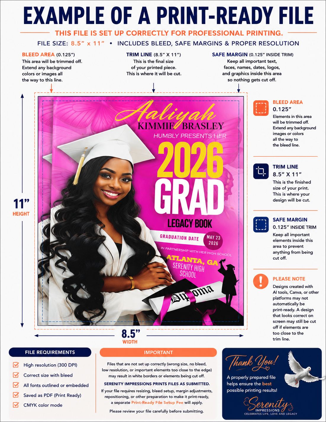 Grad Book Printing