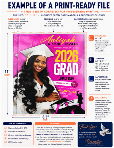 Grad Book Printing