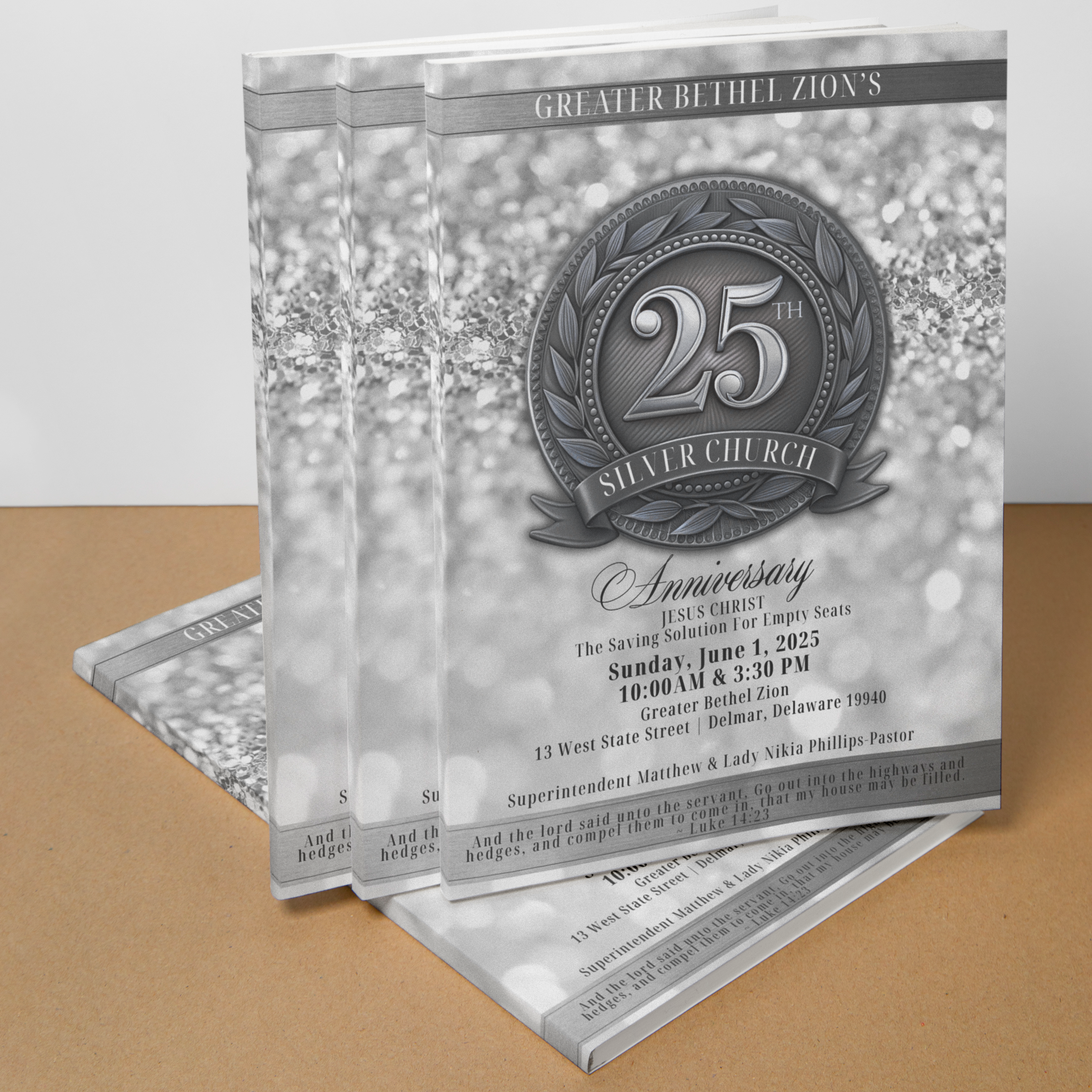 Souvenir & Anniversary Program Booklets (Design Only!)