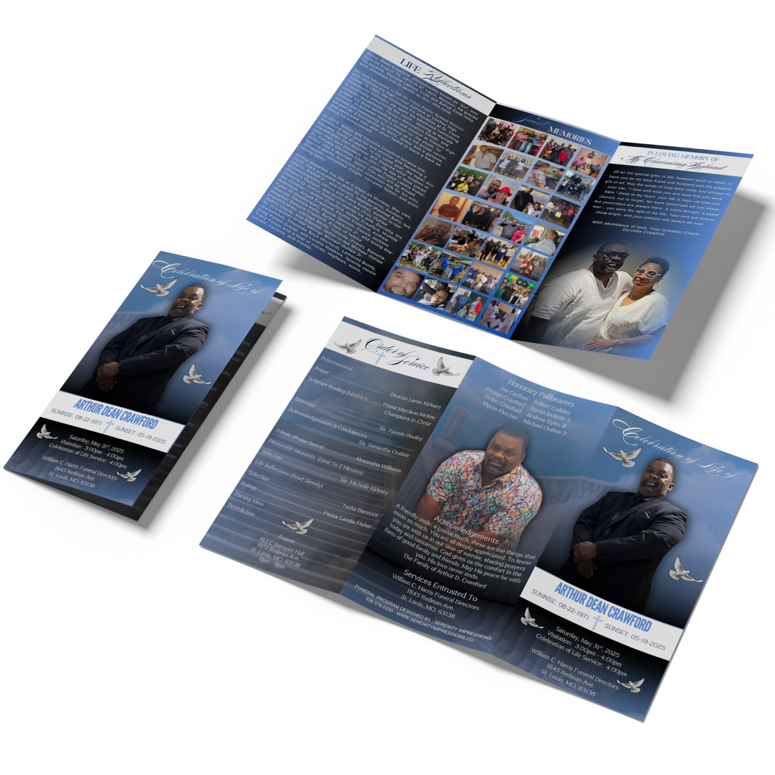 Custom Obituary Design Service (Design ONLY)- YOU PRINT!