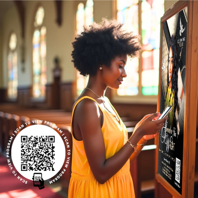 Digital Obituary QR Code