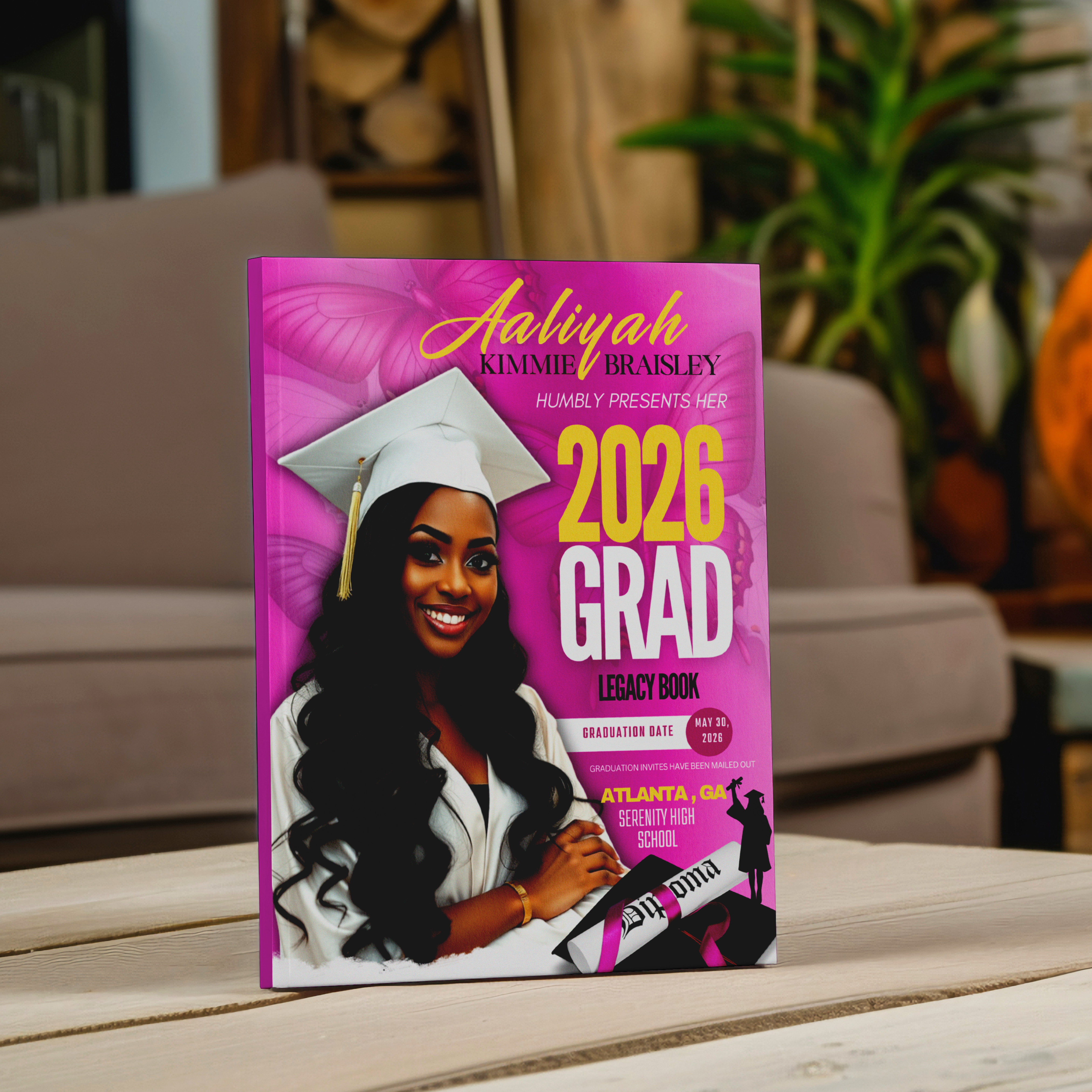 CUSTOM GRAD BOOKS ( DESIGN ONLY)