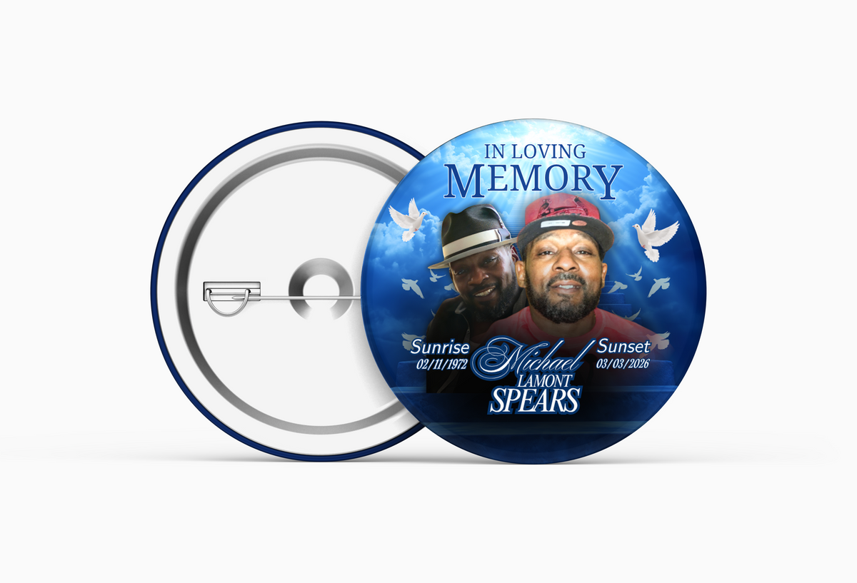 3" Pin Buttons