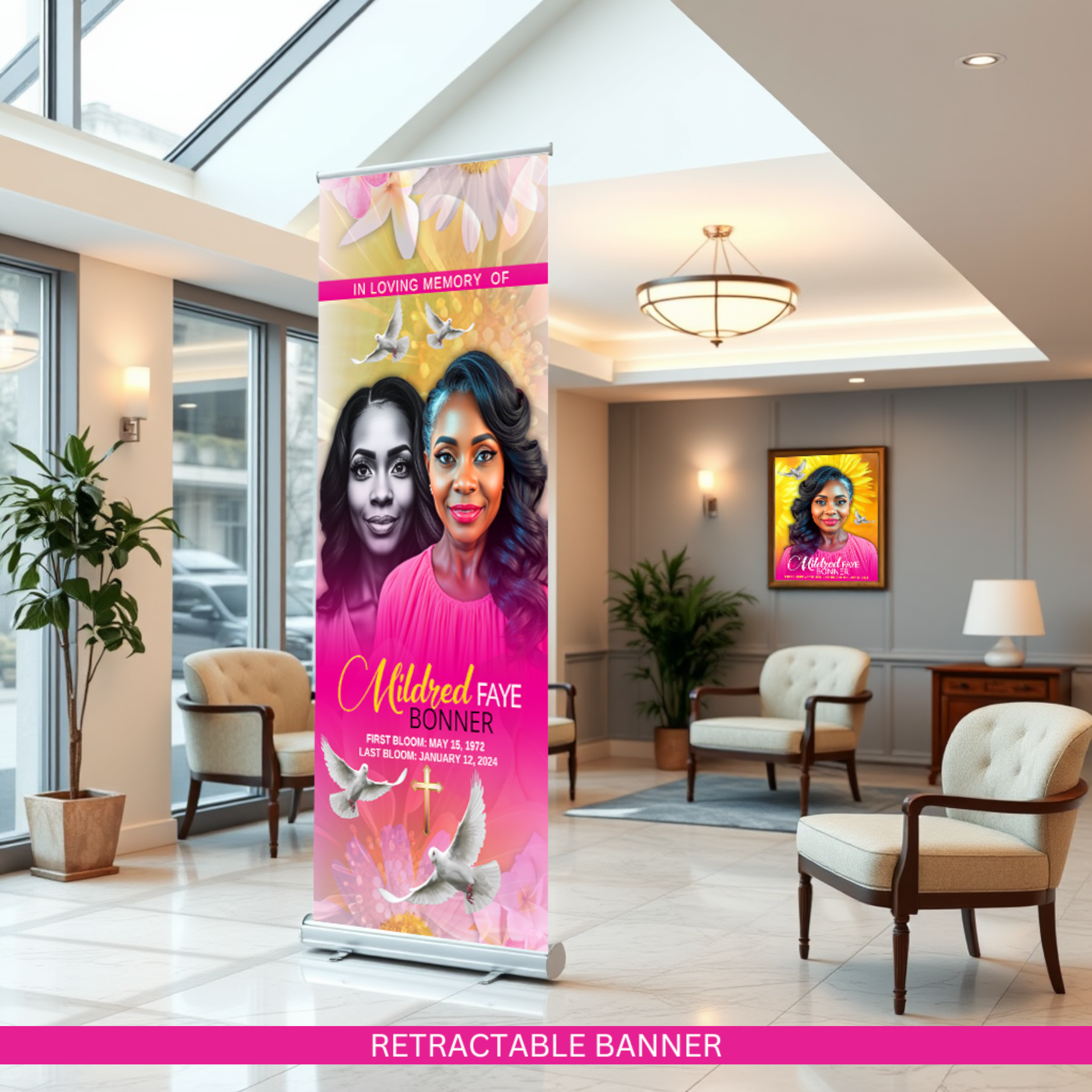Custom Retractable Banners - Serenity Impressions