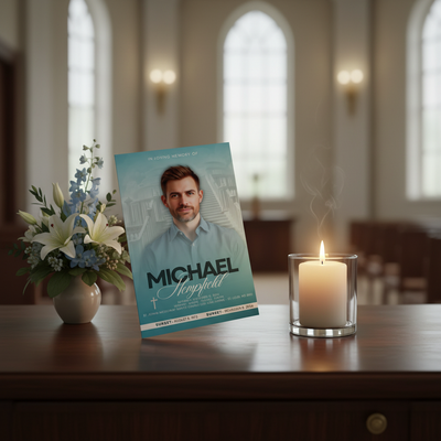 Custom Obituary Design Service (Design ONLY)- YOU PRINT!
