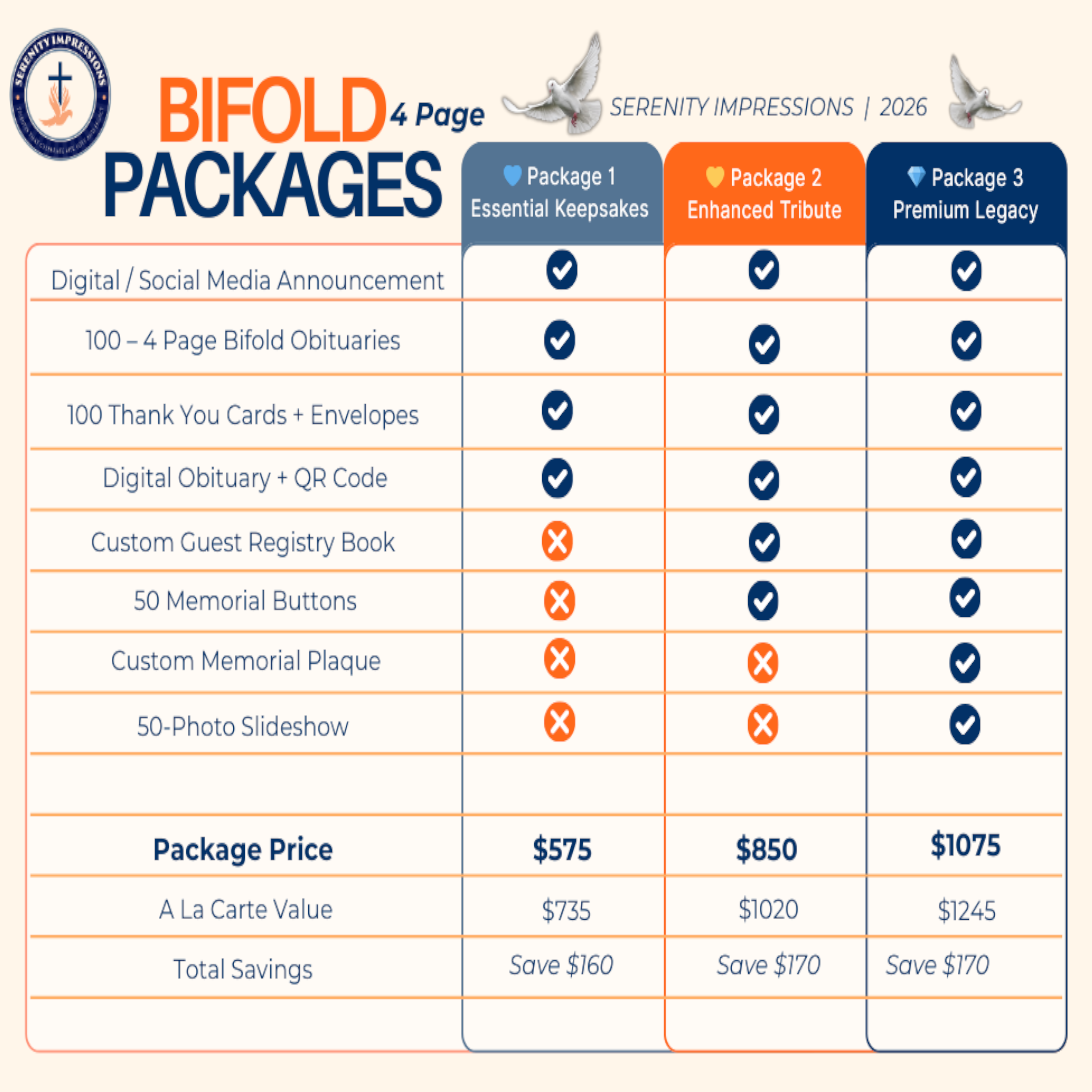 Bifold Packages