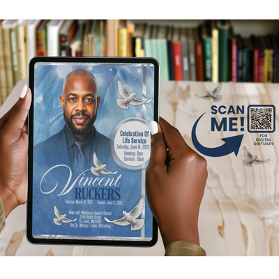 QR CODE – Digital Obituary Add On