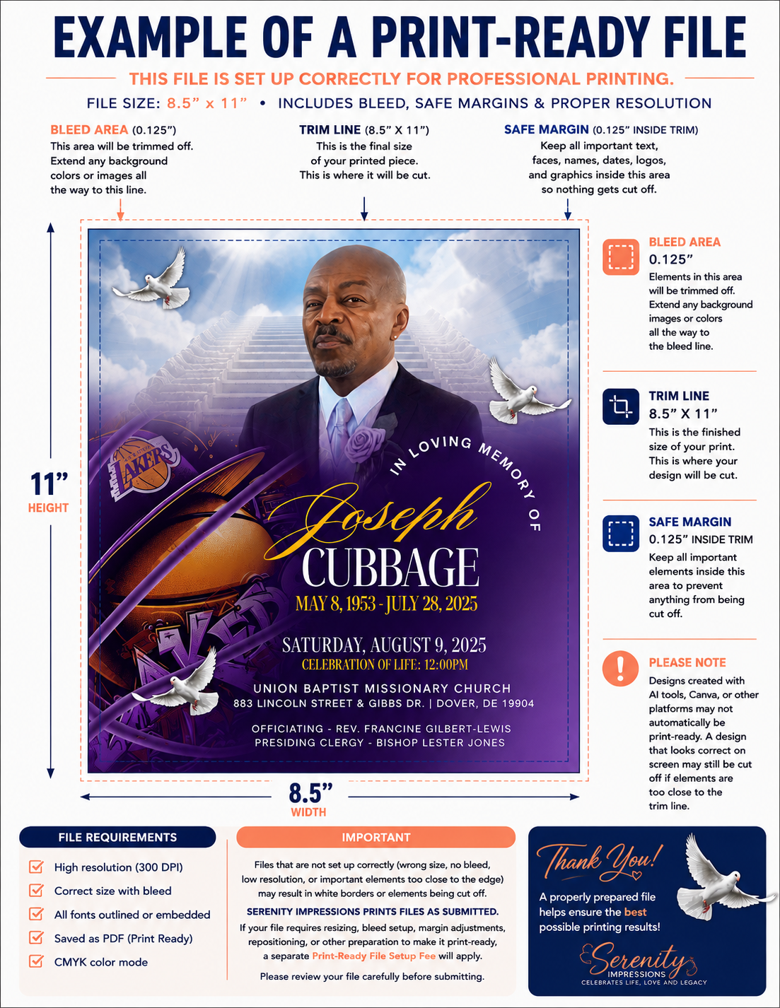Obituary Printing