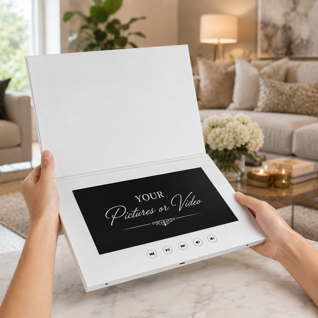 Blank Memorial Video Book