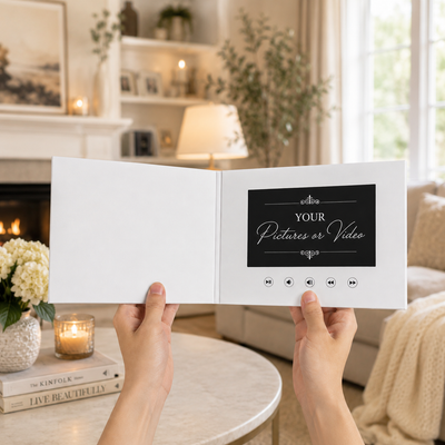 Blank Memorial Video Book