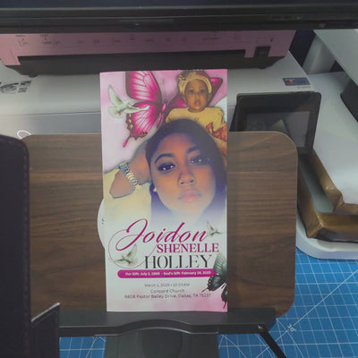 Trifold Obituary Printing | Small and Large
