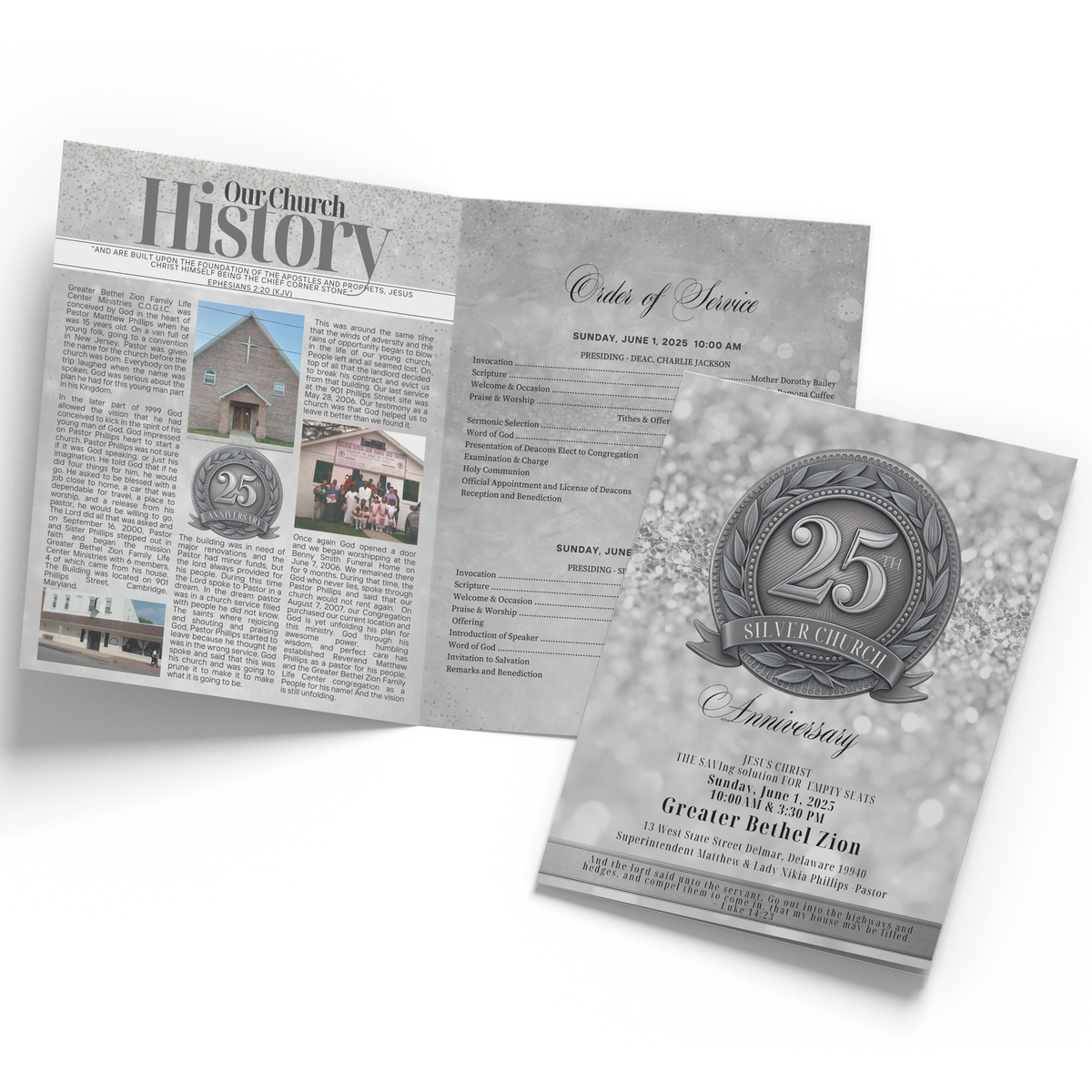 Souvenir & Anniversary Program Booklets (Design Only!)