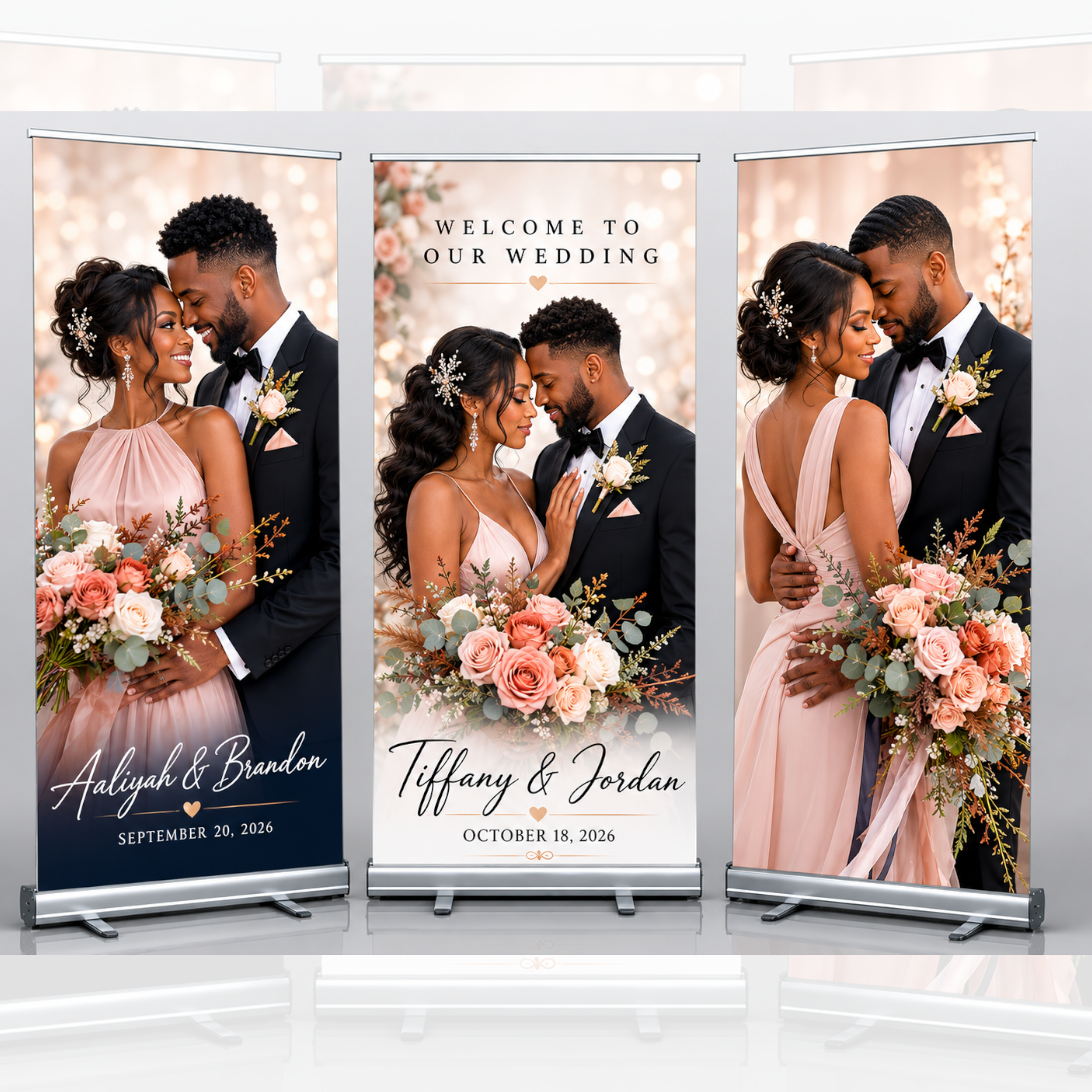 Luxury Wedding Banner Trio
